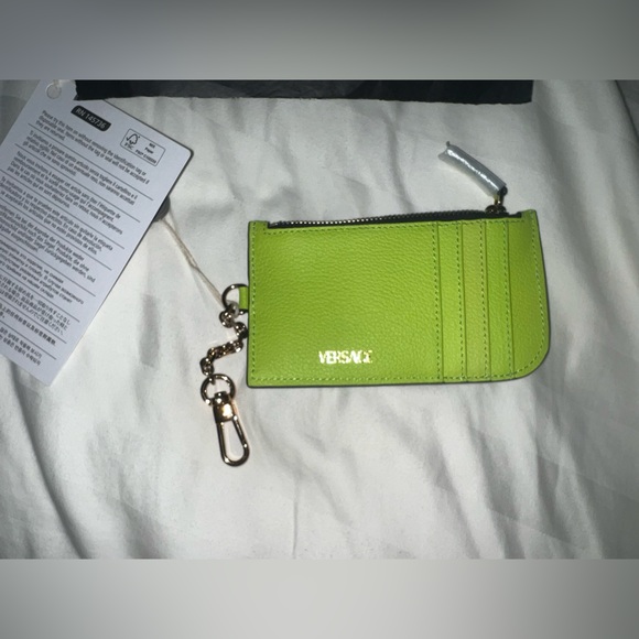 Versace Neon Yellow Cardholder - Picture 4 of 4